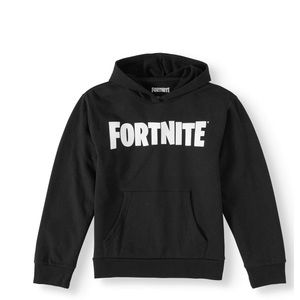 A black Fortnite hoodie